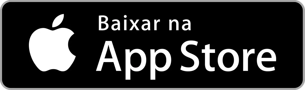 Botão de download do app Radar Dinheiro na Apple App Store